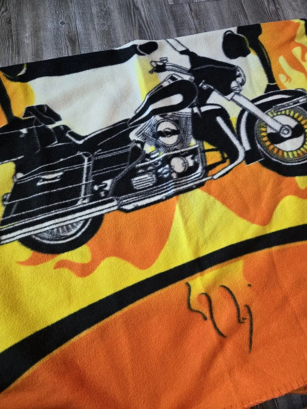 Midwest Twisters Gymnastics Invite 2008 Fleece Blanket - Yellow Orange Black